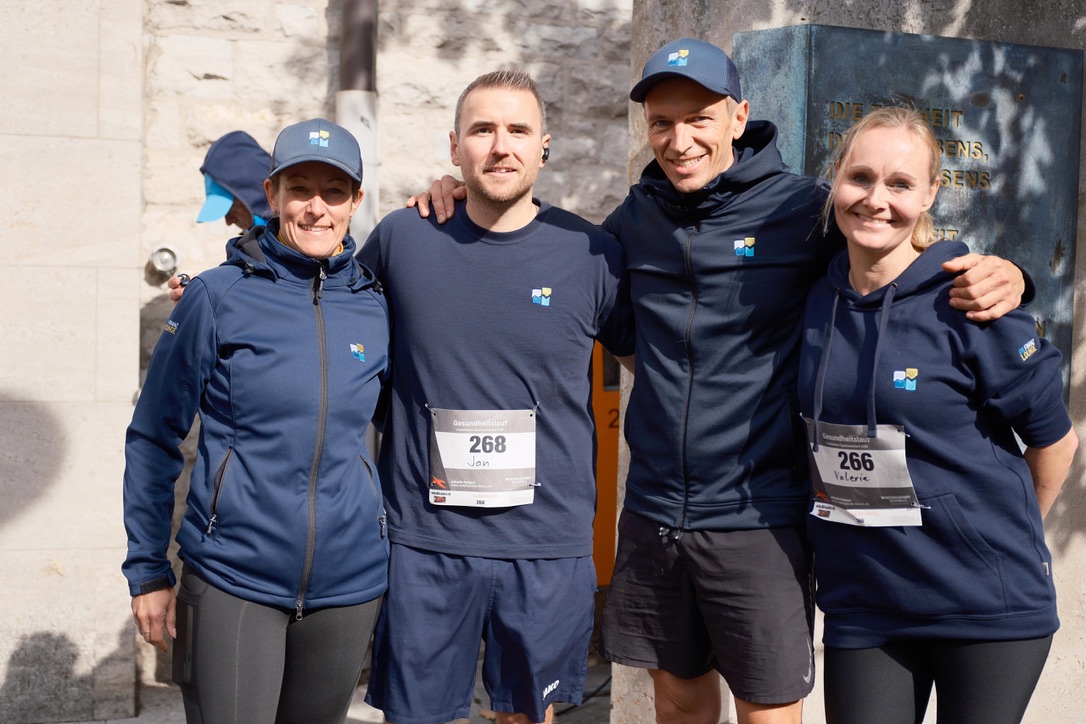 Team beim Firmenlauf